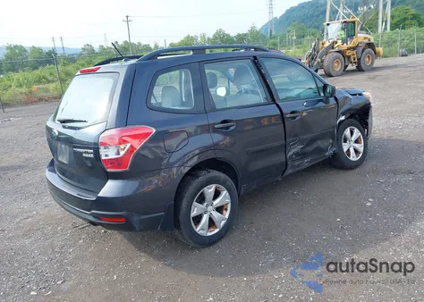 2015 Subaru Forester 2.5I из США, поврежденный, VIN JF2SJABC4FH445436